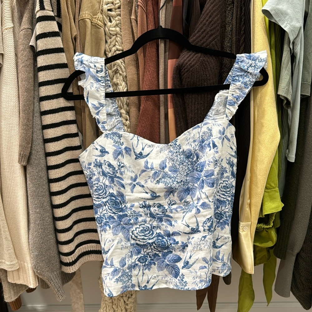 Reformation corset top